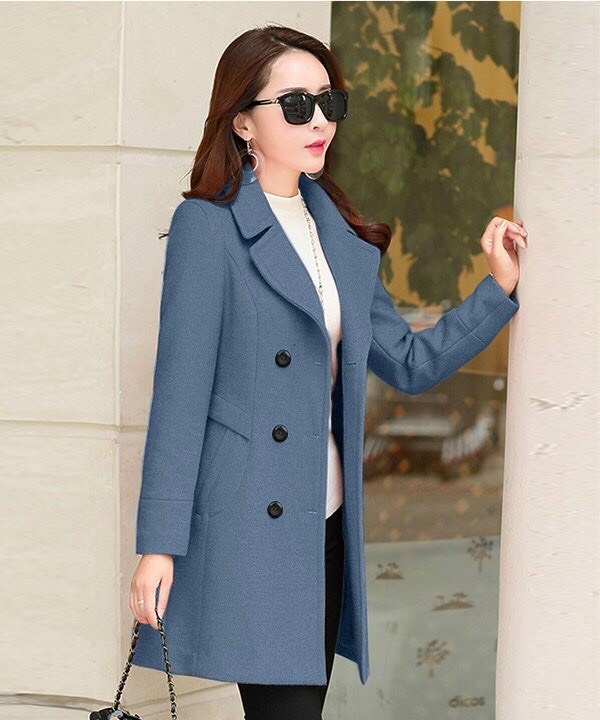 Áo Khoác Dạ Cổ Vest - AOKHOAC62